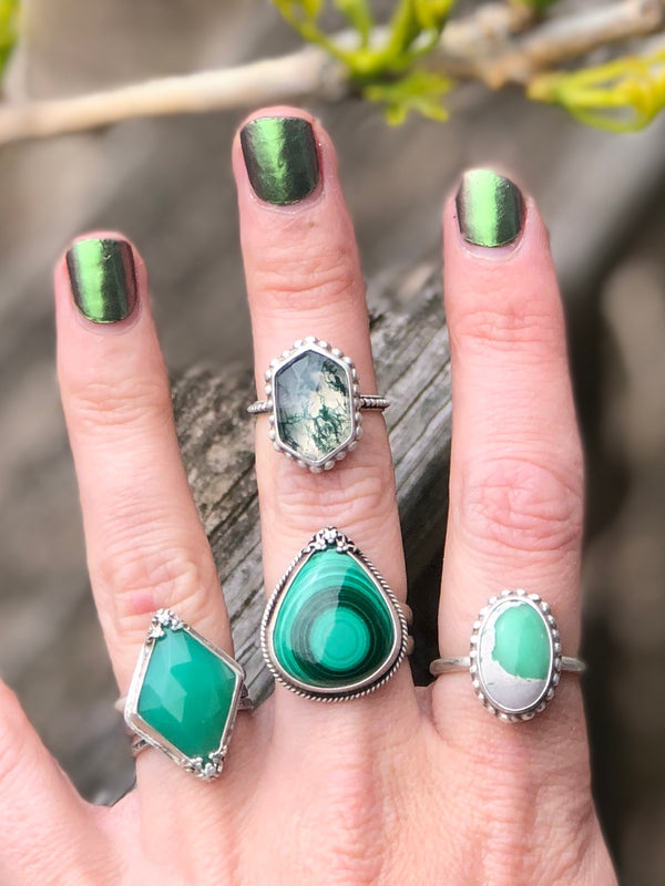 Kate Sydney Jewelry Green Rings