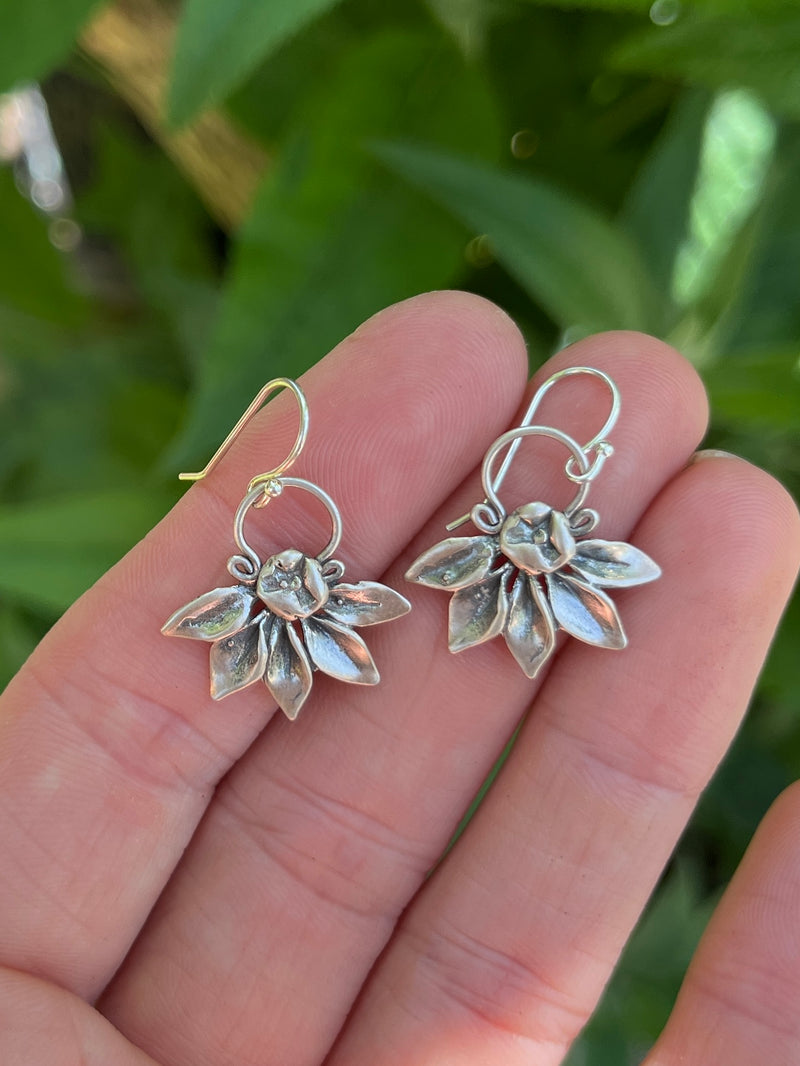 Lotus Flower Earrings