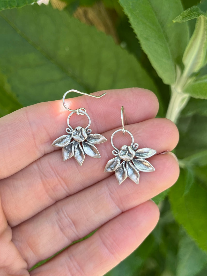 Lotus Flower Earrings