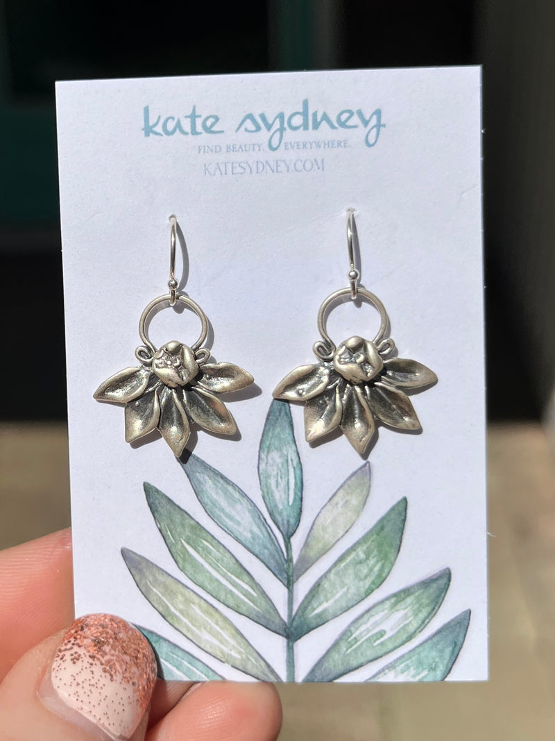 Lotus Flower Earrings