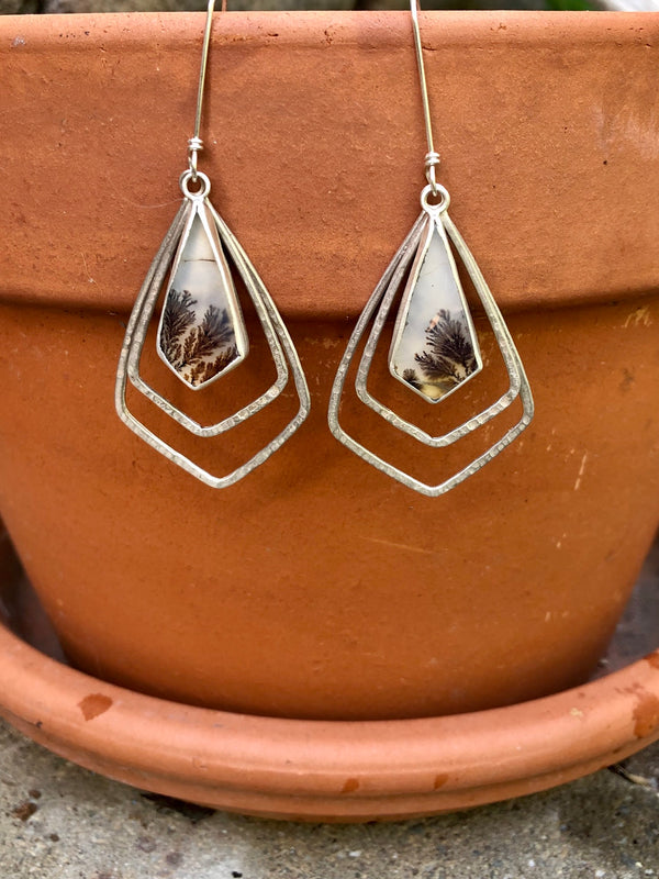 Dendritic Kite Earrings