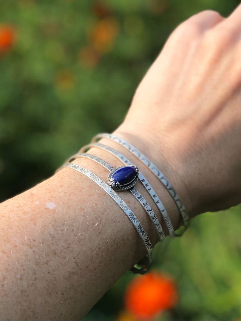 Lapis Lazuli Cuff Bracelet