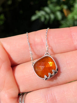 Orange Kyanite Layering Necklace