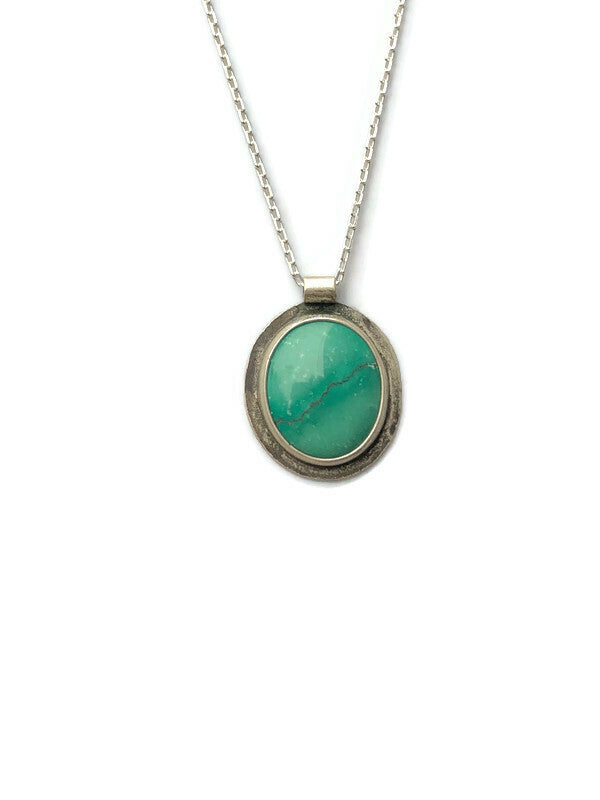 Hubei Turquoise Oval Layering Necklace