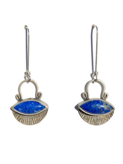 Blue Lapis Cleopatra Earrings