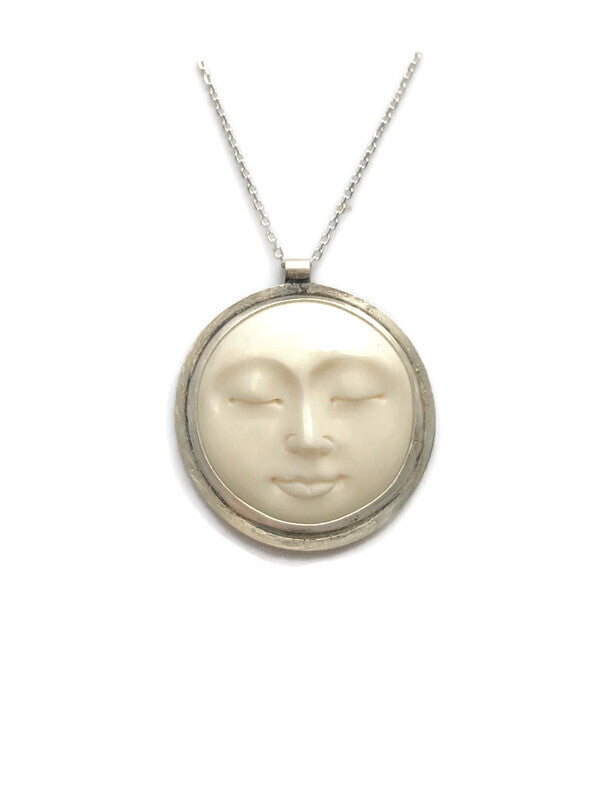 Moon Face Pendant