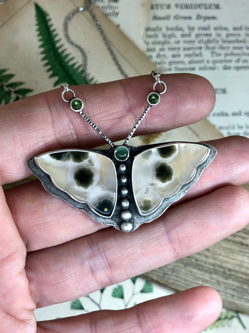 Ocean Jasper Butterfly Necklace