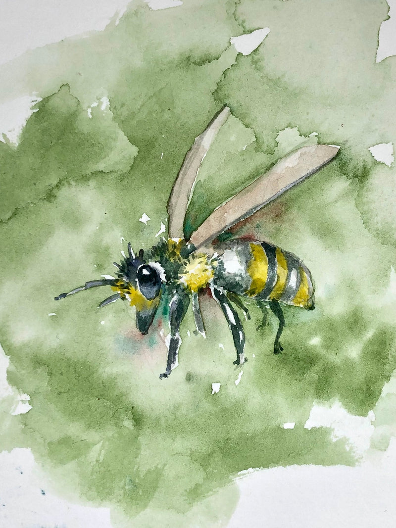 Small Bumblebee Painting