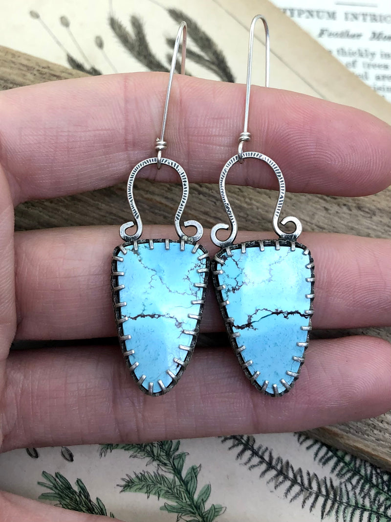 Lavender Turquoise Earrings