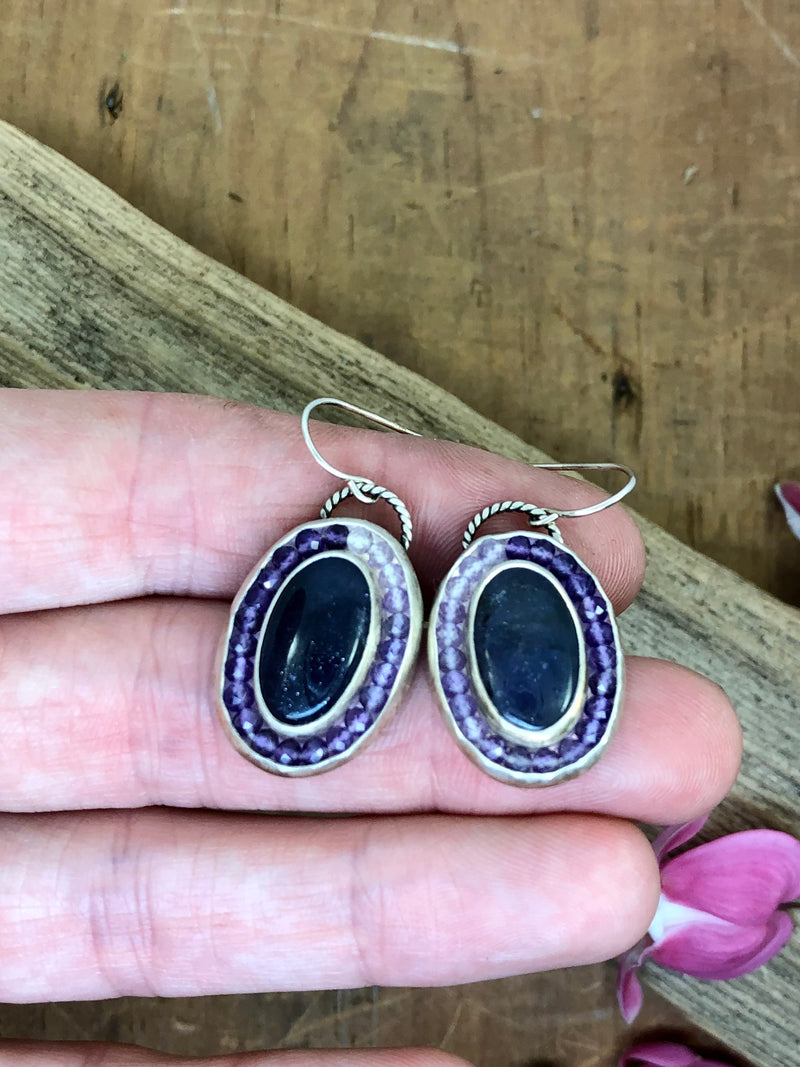 Purple Ombre Aurora Earrings