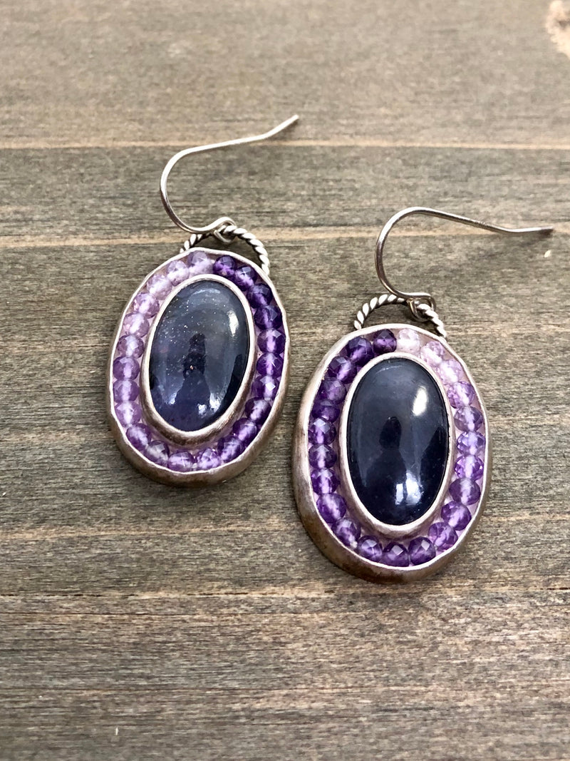 Purple Ombre Aurora Earrings