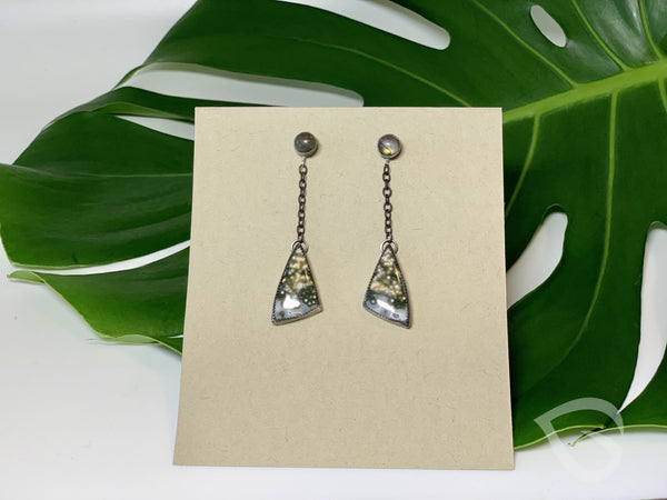 Plantingseed Sweet Potato Leaf Spot Drought Earrings